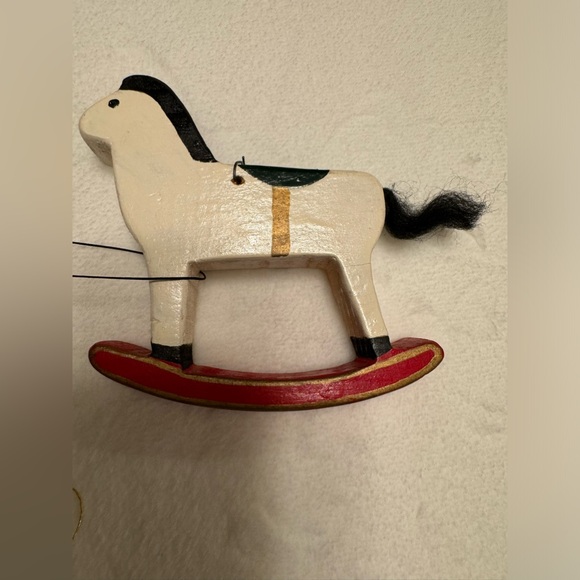 Vintage Rocking Horses Christmas Ornaments - Picture 5 of 8
